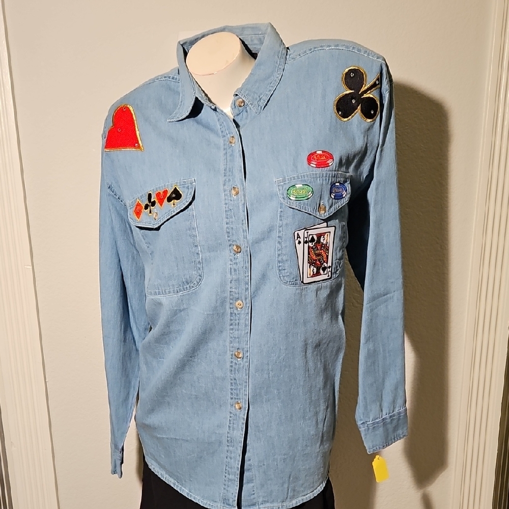 Fluid Denim Card Shirt